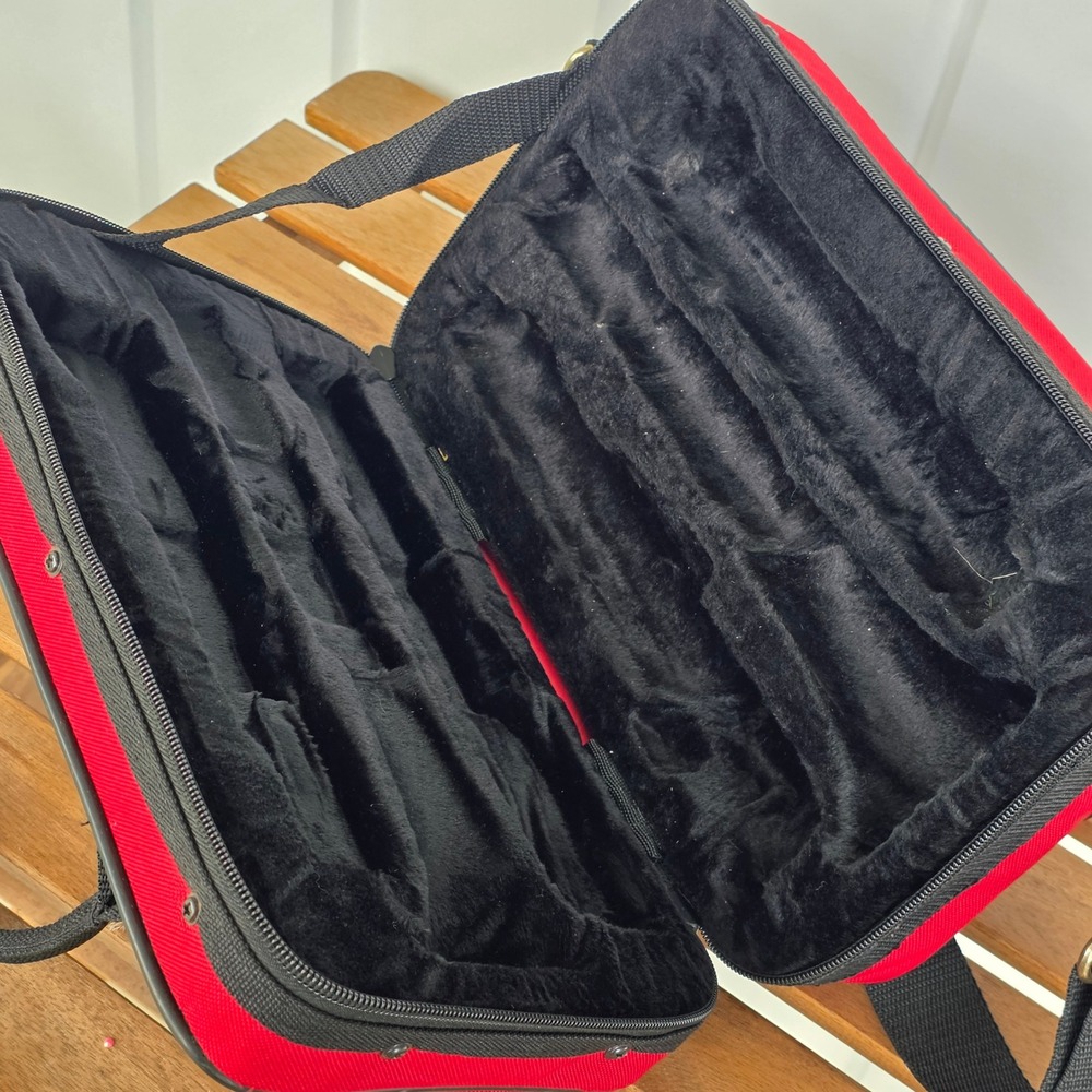 Gator Cases Red Padded Gear Bag Mixer Case with Shoulder Strap and Mesh Pocket - Picture 9 of 12